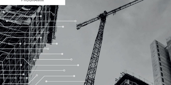 Vortrag BuildTech Flyer Veranstaltung Flyer der Vortragsreihe vom Build Tech Excellence Forum 2021 in Frankfurt