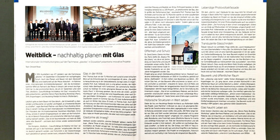 Weitblick | Nachhaltig planen mit Glas im DAB 11/2022