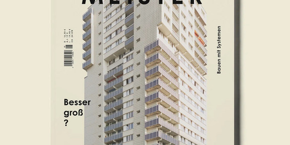 Titelbild der Zeitschrift BAUMEISTER, Ausgabe August 2022